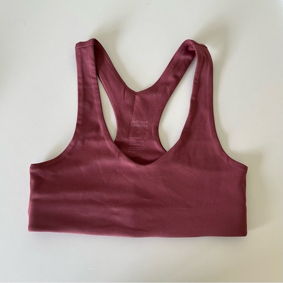 Girlfriend Collective Lola Sports Bra Size XS in Fig - Picture 1 of 3